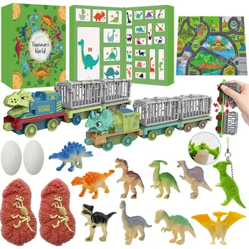 Figurka LEAN Toys 25180 adventní kalendář pro děti Dinosauři a hračky
