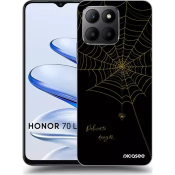 Pouzdro na mobilní telefon Picasee silikonový průhledný obal pro Honor 70 Lite - Delicate danger