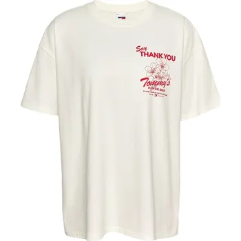 Dámská móda Tričko Tommy Jeans Ancient White 8739507 6 (2XS)