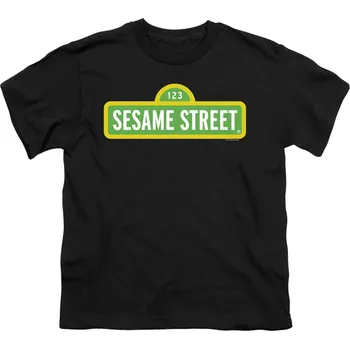 Dívčí tričko Tričko Sesame Street Black 6195180 5-6 Yrs