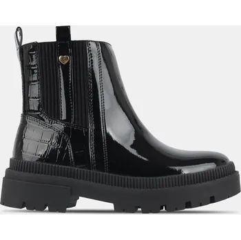 Dívčí kozačky Miso Black Patent 9700558 C12 (30.5)