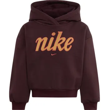 Dívčí mikina Nike Burgundy Crush 7125846 5-6 Yrs