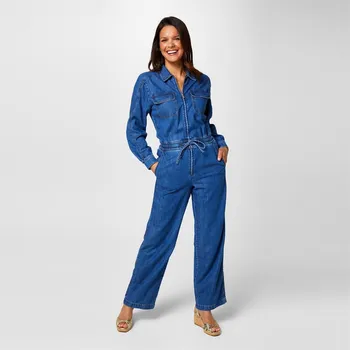 Dámský overall Biba Blue 4093501 18 (2XL)
