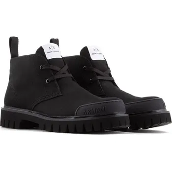 Pánské polobotky Boty Armani Exchange Black 7319819 UK 6