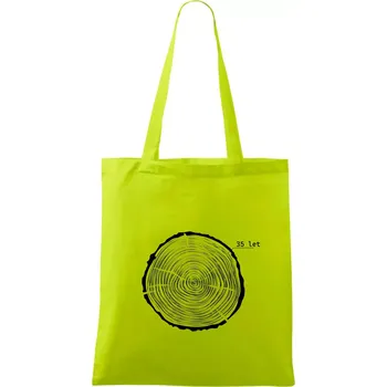 Letokruhy - 35 - Taška bavlněná - 42 x 38 cm ( Limetková )