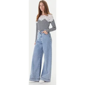 Dámská halenka Morgan Halenka 251-TMACO Tmavomodrá Slim Fit S