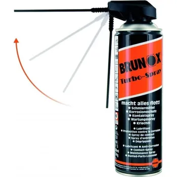 barva a nátěr na dřevo Brunox Turbo Sprej 500 ml – univerzální mazivo – POWER CLICK