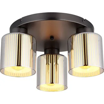Globo Lighting Felicia stropní světlo 3x60 W černá-kouřová 16056-3D