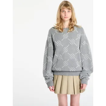 Dámský svetr Svetr Daily Paper Tevin Monogram Knit Sweater Grey XL