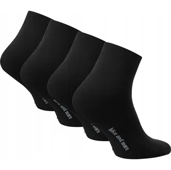 PÁNSKÉ PONOŽKY sportovní krátké ponožky bavlněné černé Steven *35-37