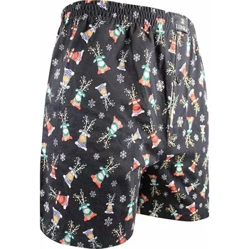 Trenýrky Pánské trenýrky Vánoce - L / tmavě modrá (01)