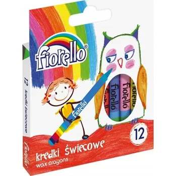Pastelka Sada 12 voskovky Fiorello , které nezanechávají PASTELKY pro malé děti