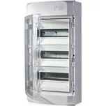 Rozvaděč NEPTUN 36 36mod. na omítku, průhl. dveře, 590x310x150mm