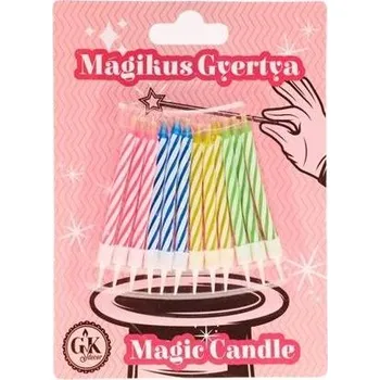 Dortová svíčka Dortisimo Svíčky krátké nesfouknutelné (12 ks)