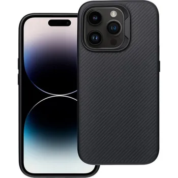 Náhradní kryt pro mobilní telefon Kryt Carbon Elite Mag Cover s Magsafe iPhone 14 Pro black