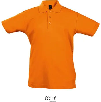 Chlapecké kalhoty SOL's Collection Polokošile Summer Kids II, piqué, krátký rukáv, dětská COT25134523585-orange Oranžová 6 roků