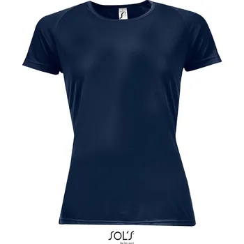 Pracovní oblečení SOL's Collection Tričko Sporty Women, sportovní, krátký rukáv, dámské COT25115929004-french navy XL Navy french