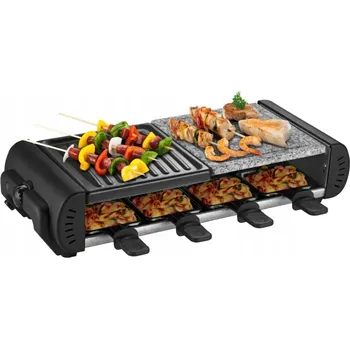 Kuchyňský gril Elektrický raclette gril Cusimax, černý, 1200 W