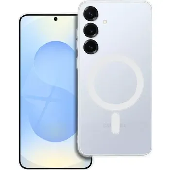 Pouzdro na mobilní telefon Průhledné pouzdro CLEAR CASE 2 mm MagSafe Samsung S25 Plus – ochrana kamer (Transparentní pouzdro CLEAR CASE 2 mm kompatibilní s MagSafe pro Samsung Galaxy S25 Plus – tenké TPU s ochranou fotoaparátu)