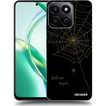 Pouzdro na mobilní telefon Picasee silikonový černý obal pro Honor 200 Smart 5G - Delicate danger