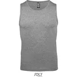 SOL's Collection Tílko Justin, bez rukávu, pánské COT25146507714-grey melang 4XL Melír šedá