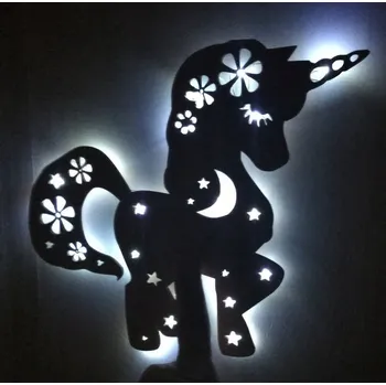 Obraz Noční lampa na zeď - jednorožec