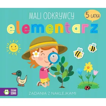 Cizojazyčná kniha Elementarz do nauki czytania Mali odkrywcy Elementarz 5-latka zestaw do nauki czytania książki bajki dla dzieci ilustrowane książeczki dla małych dzieci czytanka szkolna książka dla przedszkolaka rymowanki i wierszyki dla dzieci kolorowe książeczki dla dz