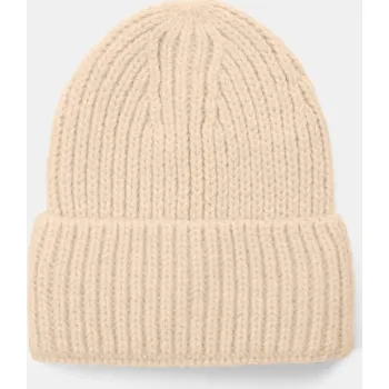 Čepice Sinsay - Čepice z žebrovaného úpletu - krémová - 762FG-01X - 762FG-01X-ONE