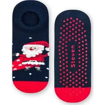 Dámské punčochy Dětské protiskluzové ťapky Mikuláš - 29-31 / tmavě modrá