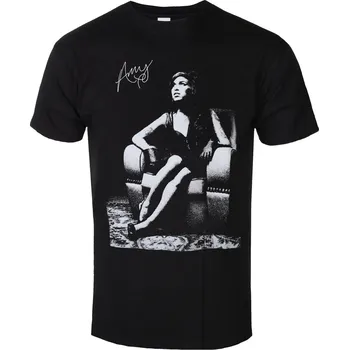 Pánské oblečení Tričko metal pánské Amy Winehouse - Chair - ROCK OFF - AMYTS08MB - M