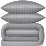 POVLEČENÍ DAMAŠEK 160x200 + 2 POVLEČENÍ NA POLŠTÁŘE 70x80 SADA POVLEČENÍ 100% BAVLNA