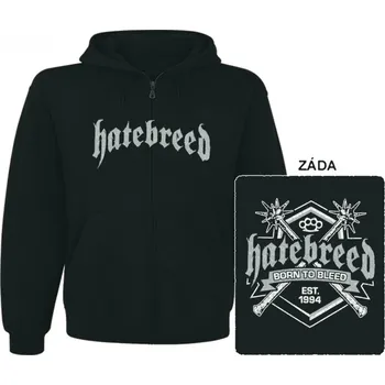 Pánská mikina Hatebreed - mikina s kapucí a zipem 1