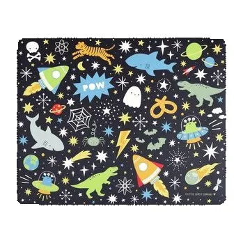 Set školních potřeb A Little Lovely Company - prostírání - vesmír