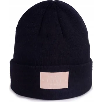 Čepice Dívčí zimní Čepice LOVE černá 54-56 YOCLUB