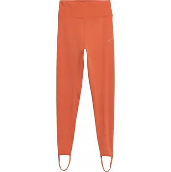 Dámské legíny Dámské legíny na jógu 4F oranžové XL