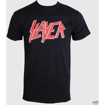 Tričko metal pánské Slayer - Classic Logo - ROCK OFF - SLAYTEE22MB - XL