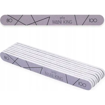 Pilník na nehty Rovný Mani King 80/100 10 Ks