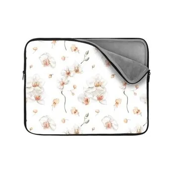 pouzdro na notebook Obal na notebook Bílá orchidej: 17"