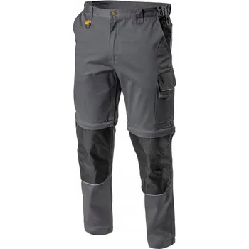 Pánské kalhoty PRACOVNÍ OCHRANNÉ KALHOTY GRAFITOVÉ EDGAR II HOEGERT TECHNIK L (52)