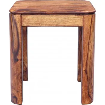 Konferenční stolek Indický nábytek - Odkládací stolek Tina 40x45x40 z indického masivu palisandr Natural