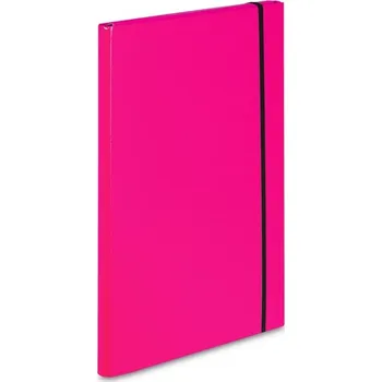 Desky s gumou A4 Vau-Pe, růžové, vyztužené, pořadač