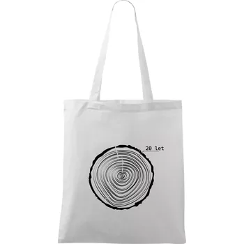 Letokruhy - 20 - Taška bavlněná - 42 x 38 cm ( Bílá )