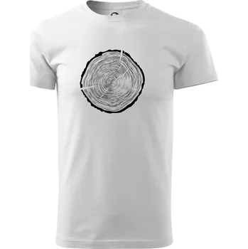 Letokruhy 55 bez věku - Triko extra velké (5-8XL) - 8XL ( Bílá )