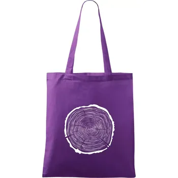 Letokruhy 65 bez věku - Taška bavlněná - 42 x 38 cm ( Fialová )
