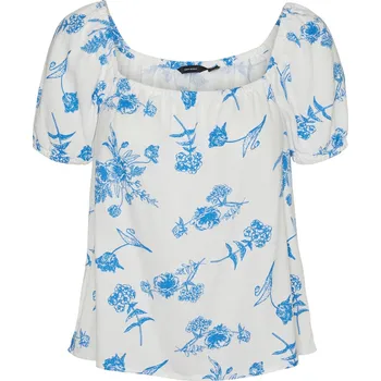 Dámská košile Košile Vero Moda Ibiza Blue AOP 7027997 10 (S)