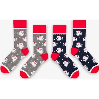 Pánské ponožky Pánské ponožky Santas M - 39-42 / šedá