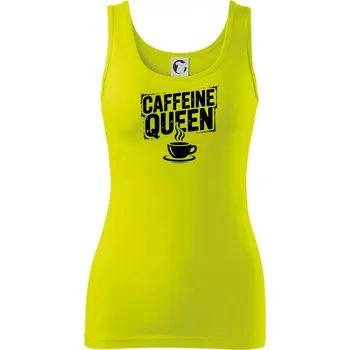 Dámské tričko Caffeine Queen - Dámské tílko - L ( Limetková )