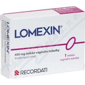 Lék na ženské potíže Lomexin 600mg vag.cps.mol.1