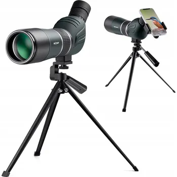 Dalekohled MONOKULAR LUNETA 60 mm K&F CONCEPT ZOOM 20-60 x DRŽÁK TELEFONU + STATIV