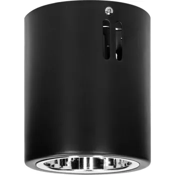 Černé stropní svítidlo E27 60W ocel